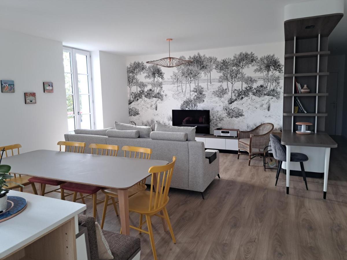 Superbe Appartement T3 Au Centre Plage .Parking Hendaye Buitenkant foto