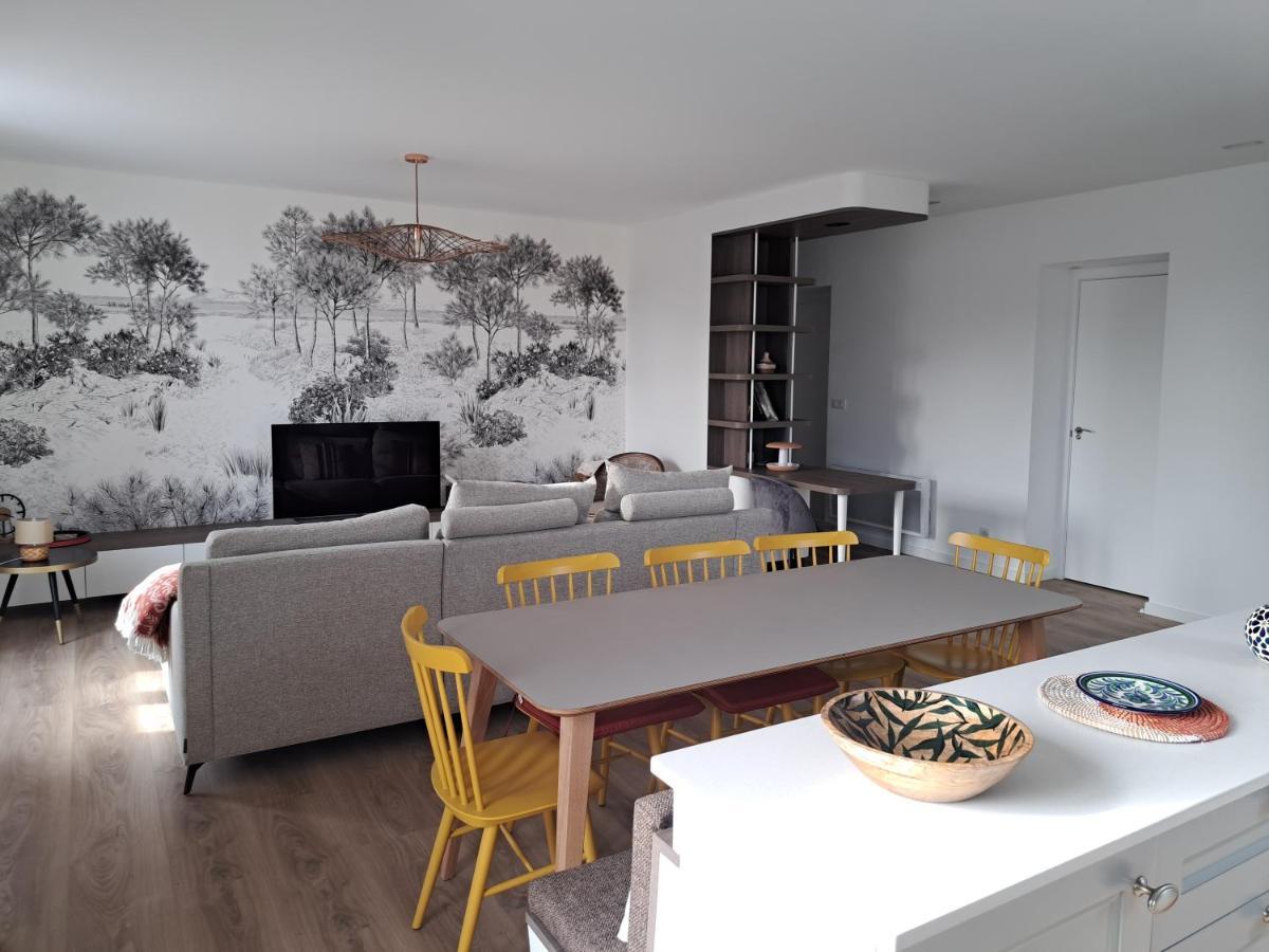 Superbe Appartement T3 Au Centre Plage .Parking Hendaye Buitenkant foto
