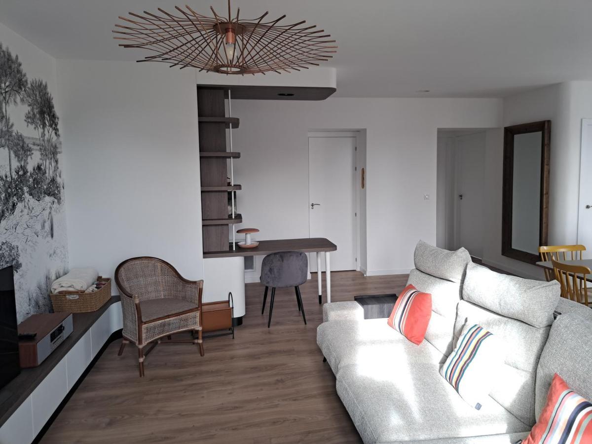 Superbe Appartement T3 Au Centre Plage .Parking Hendaye Buitenkant foto